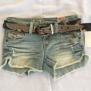 Denim Mini Shorts